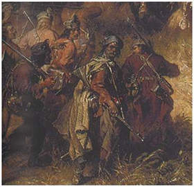 Polish infantry at Chocim 1621